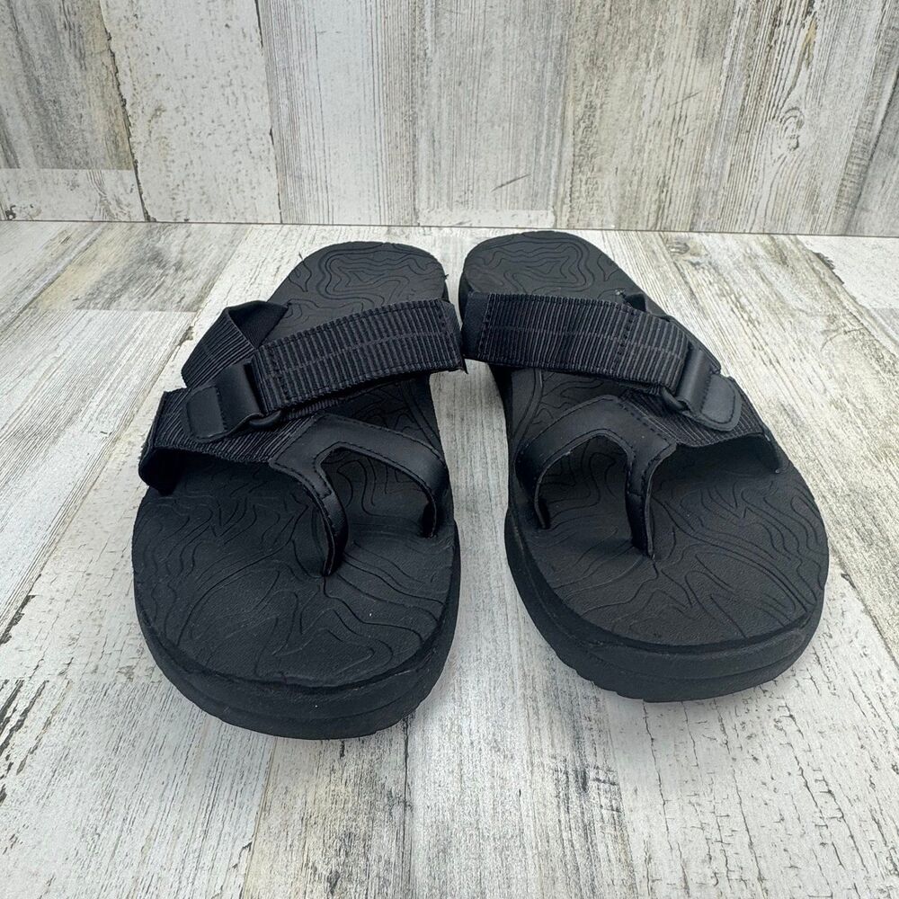 Teva Revive 95 Men's Black Sandals Slides Flip Flops 1124052 US 12M / UK 11 /EU - Picture 3 of 9